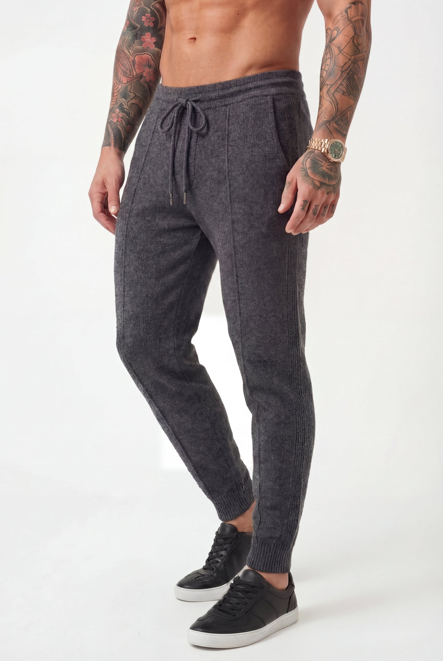 Cloud Merino Pants - Dark Grey